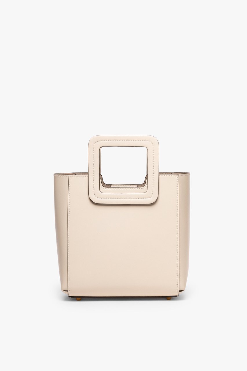 STAUD-MINI-SHIRLEY-CREAM-CALF-SPRING-21-1 LEATHER BAG | CREAM - Image 1